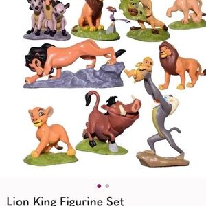 Lion King Figurine 9 piece Set